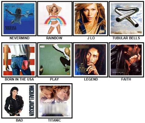 album cover quiz questions and answers.